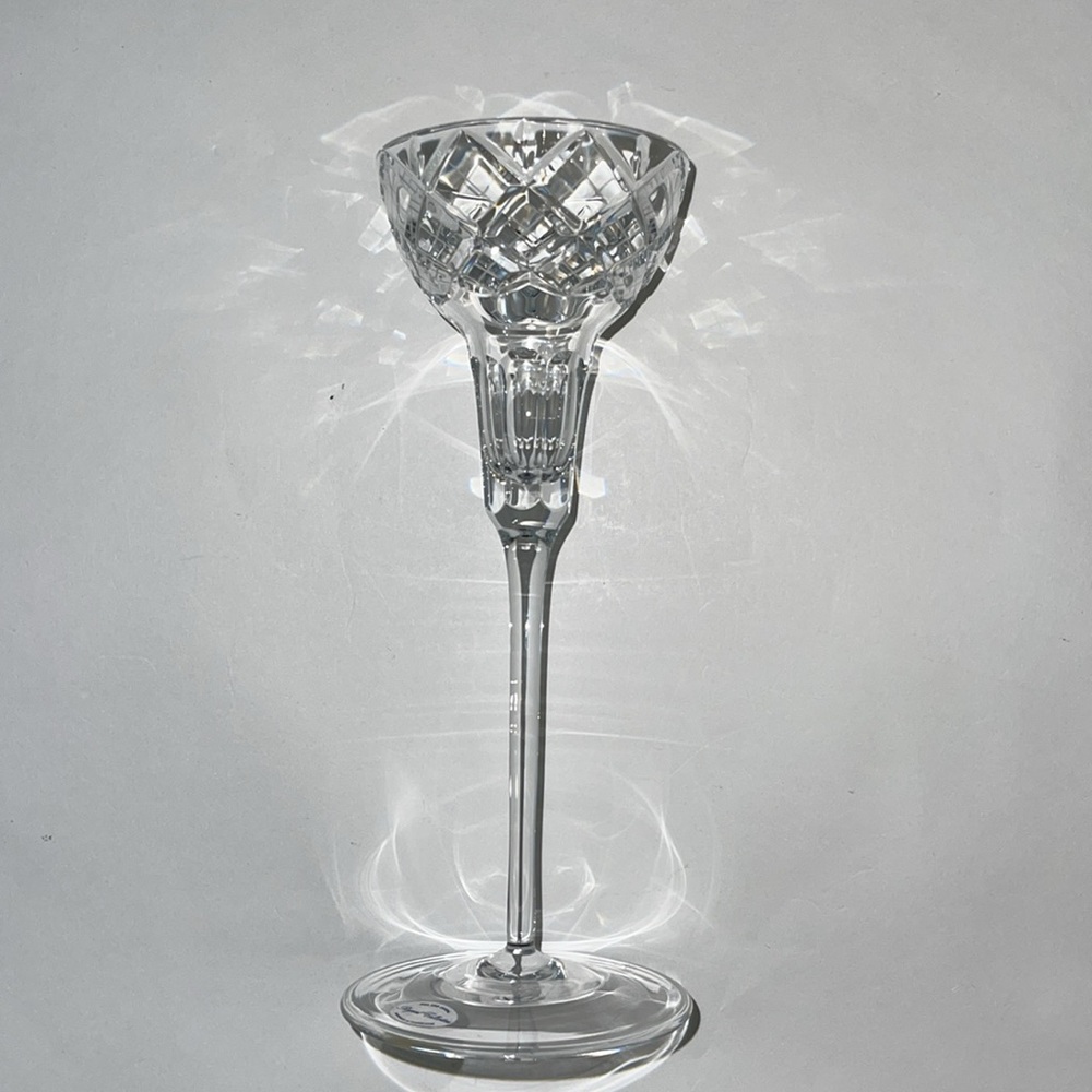Two Regent Collection Candlestick Holders Full Lead Crystal Vintage Handmade - Picture 7 of 17